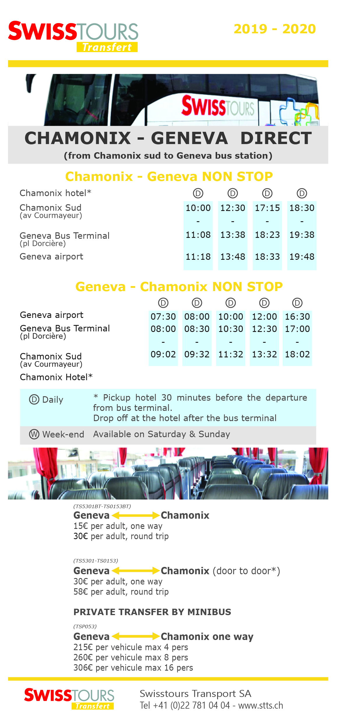 Bus Geneva Chamonix Cheap Prices